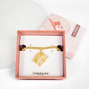 Secret Scriptures Bracelet: Love - Gold